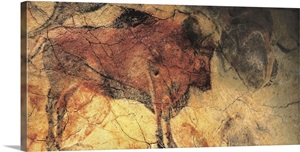 Bison, Altamira Caves, Spain, Paleolithic cave art image thumbnail