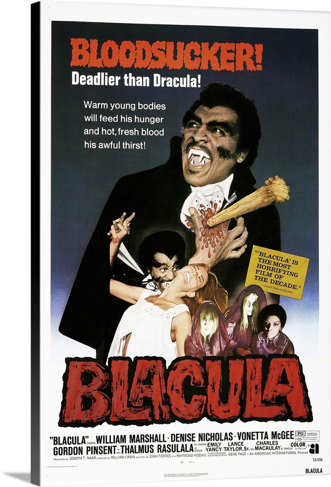 Blacula - Vintage Movie Poster