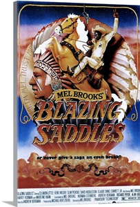 Blazing Saddles - Vintage Movie Poster image thumbnail