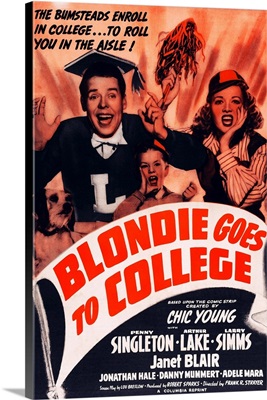 Blondie Goes To College, US Poster Art, 1942