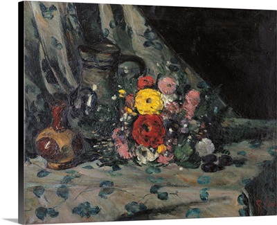 Bouquet of Dahlias, by Paul Cezanne, ca. 1873. Musee d'Orsay, Paris, France