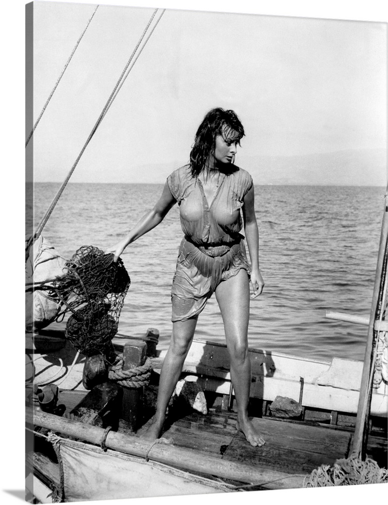 Boy On A Dolphin, Sophia Loren, 1957.