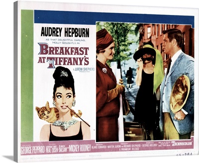 Breakfast At Tiffany's, Patricia Neal, Audrey Hepburn, George Peppard, 1961