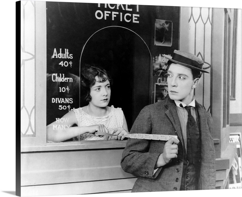 Buster Keaton II print by Everett Collection