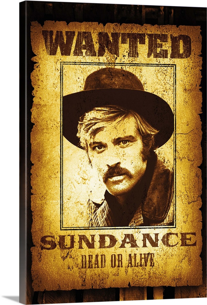 Butch Cassidy And The Sundance Kid, Robert Redford On Poster Art, 1969.