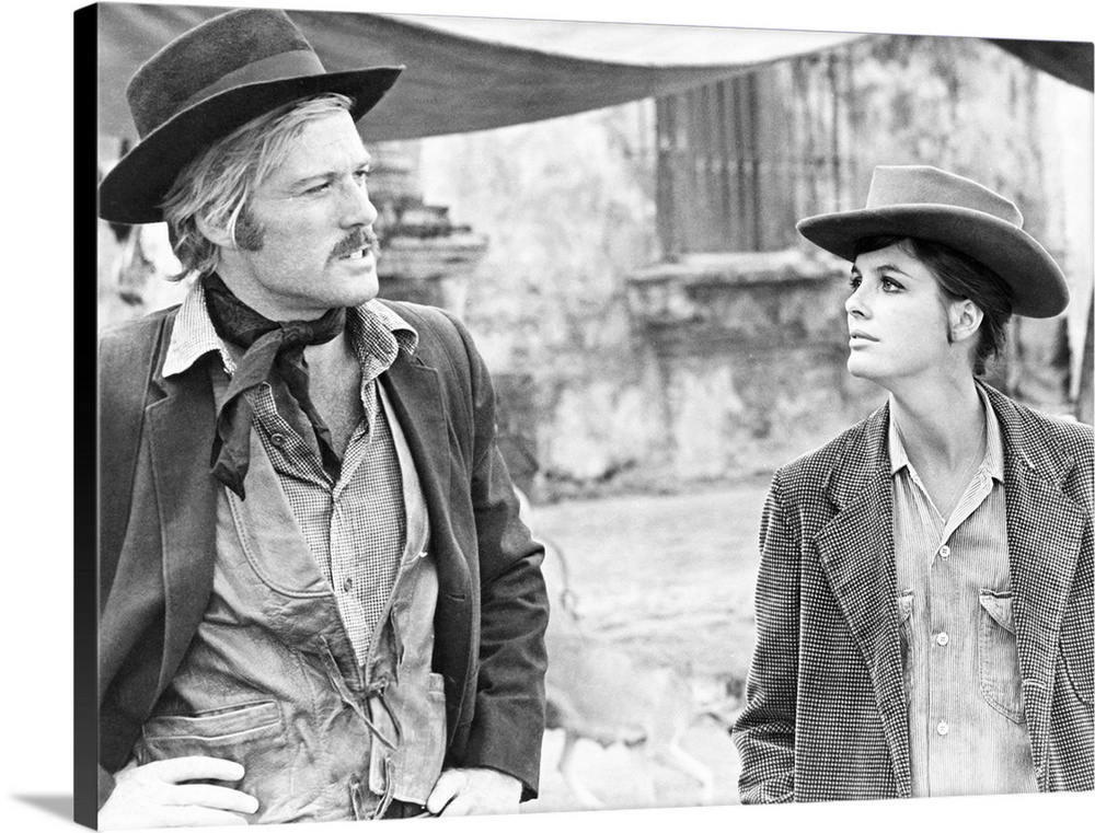 BUTCH CASSIDY AND THE SUNDANCE KID, from left: Robert Redford, Katharine Ross, 1969.