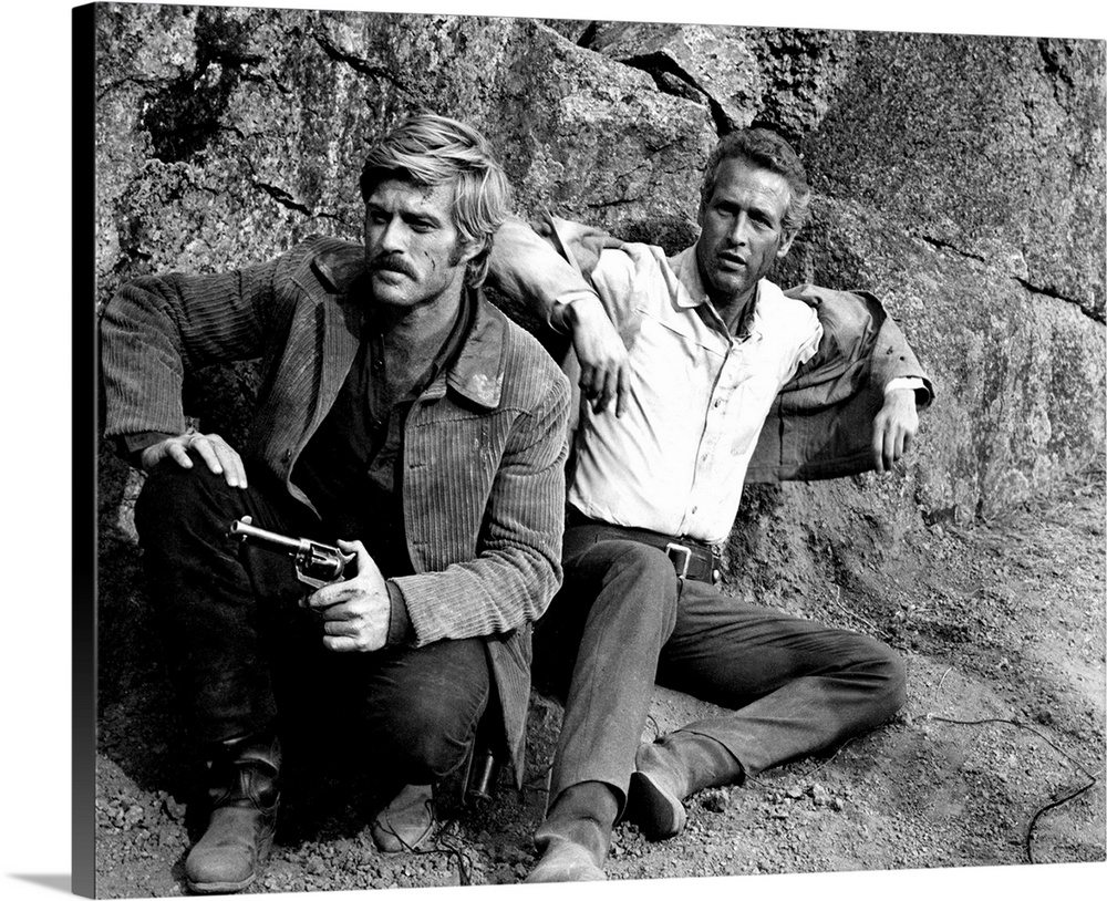 BUTCH CASSIDY AND THE SUNDANCE KID, Robert Redford, Paul Newman, 1969.