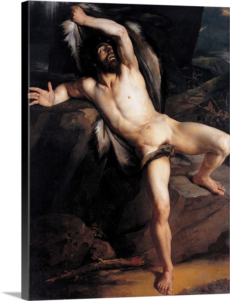 Cain after the Killing of Abel, by Jean-Victor Schnetz, 1817, 19th Century, oil on canvas, cm 200 x 147 - Italy, Lazio, Ro...