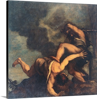 Cain Kills Abel, by Titian, 1542-1544. Santa Maria della Salute Church, Venice, Italy