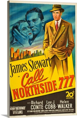 Call Northside 777 - Vintage Movie Poster