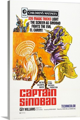Captain Sindbad, US Poster Art, 1963