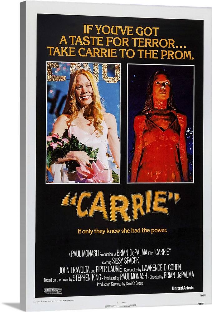 Carrie - Vintage Movie Poster