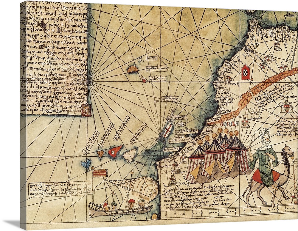 Catalan atlas of Abraham and Jafuda Cresques (1375)