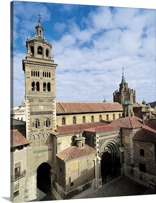 Cathedral of Santa Maria de Mediavilla, 1577. Mudejar Tower ca. 1258. Teruel, Spain