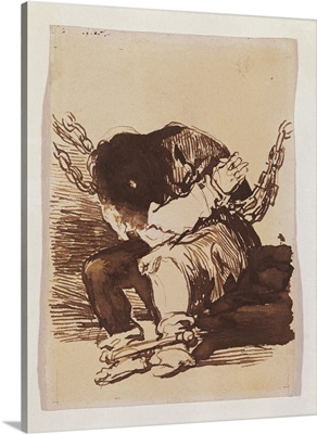 Chained Prisoner, Seated, 1810-20