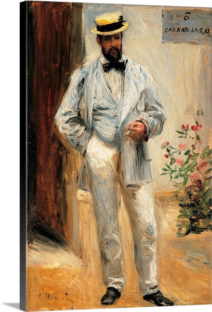 Charles Le Coeur, by Pierre-Auguste Renoir, 1874, 19th Century, oil on canvas, cm 43 x 29 - France, Ile de France, Paris, ...