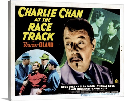Charlie Chan At The Race Track, US Poster, Warner Oland, 1936