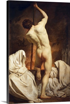 Charon Passing the Shades. 1735. By Pierre Subleyras. Louvre Museum, Paris