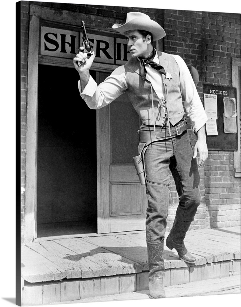 Cheyenne, Clint Walker - Vintage Publicity Photo, 1955-63