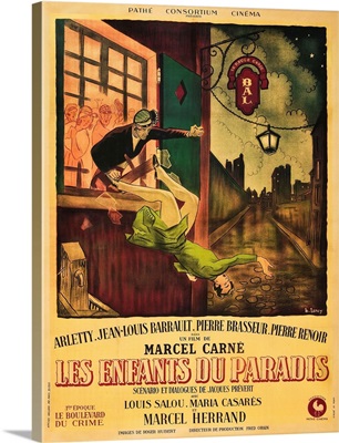 Children of Paradise - Vintage Movie Poster (French)