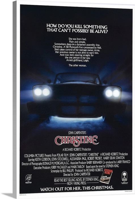 Christine Movie Poster Wall Art Canvas Prints Framed Prints Wall Peels Great Big Canvas
