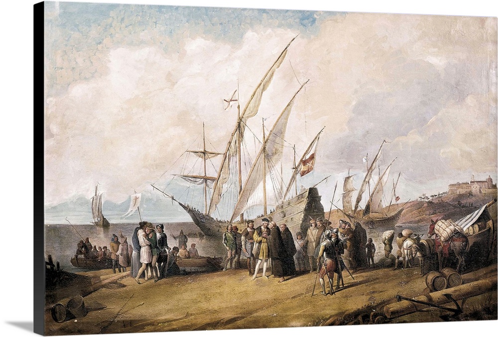Christopher Columbus's Departure from the Harbour of Palos