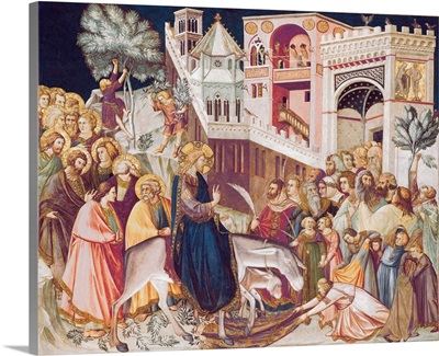 Christ's Entry into Jerusalem. Ca. 1320. Basilica of San Francesco d'Assisi