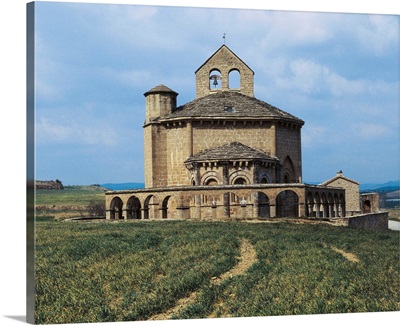 Church of Santa Mary of Eunate. 12th c. Romanesque style. Muruzabal, Navarre, Spain