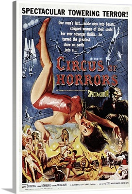 Circus Of Horrors - Vintage Movie Poster