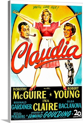 Claudia - Vintage Movie Poster