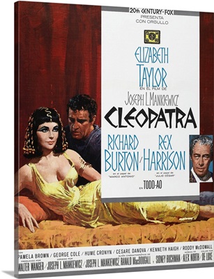 Cleopatra, Elizabeth Taylor, Richard Burton, Rex Harrison, 1963
