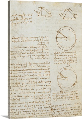 Codex on the Flight of Birds, by Leonardo da Vinci,  1505-1506.