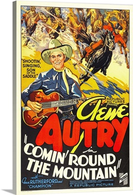 Comin' Round The Mountain - Vintage Movie Poster