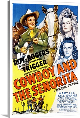 Cowboy and the Senorita - Vintage Movie Poster