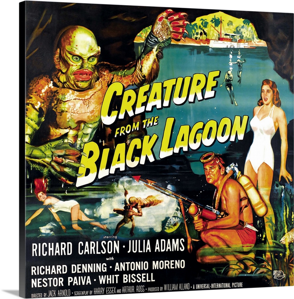 Creature from the Black Lagoon Poster print