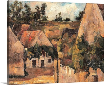 Crossroad of the Rue Remy, Auvers, by Paul Cezanne, 1872. Musee d'Orsay, Paris, France
