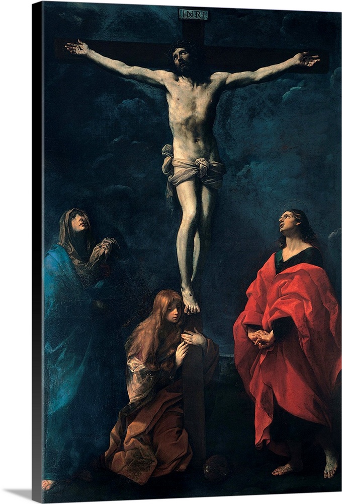 Reni Guido, Crucifixion, 1617, 17th Century, oil on canvas, Italy, Emilia Romagna, Bologna, National Gallery of Art, (5559...