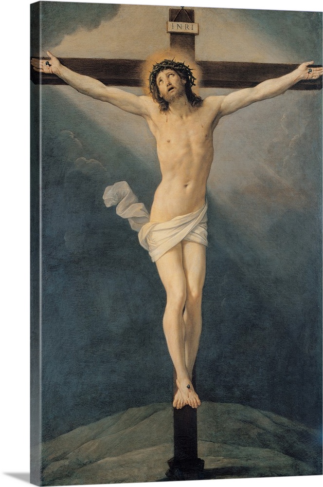 Reni Guido, The Crucifixion, 17th Century, oil on canvas, Italy, Emilia Romagna, Modena, Estense Gallery (157758) Everett ...