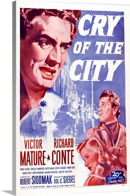Cry Of The City, US Poster Art, 1948