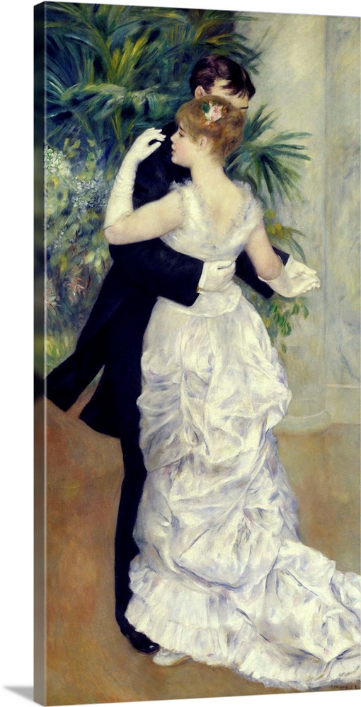 1188 , Pierre Auguste Renoir (1841-1919), French School. Dance in the City (Suzanne Valadon and Paul Lhote). 1883. Oil on ...