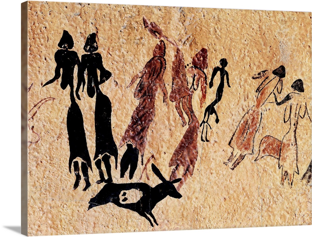 Dance, Mesolithic cave art