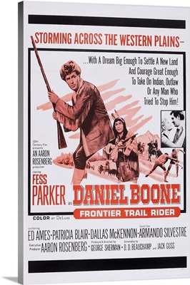 Daniel Boone, Frontier Trail Rider, US Poster Art, 1966