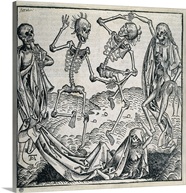 Danse Macabre Or Dance Of Death 1493 Great Big Canvas