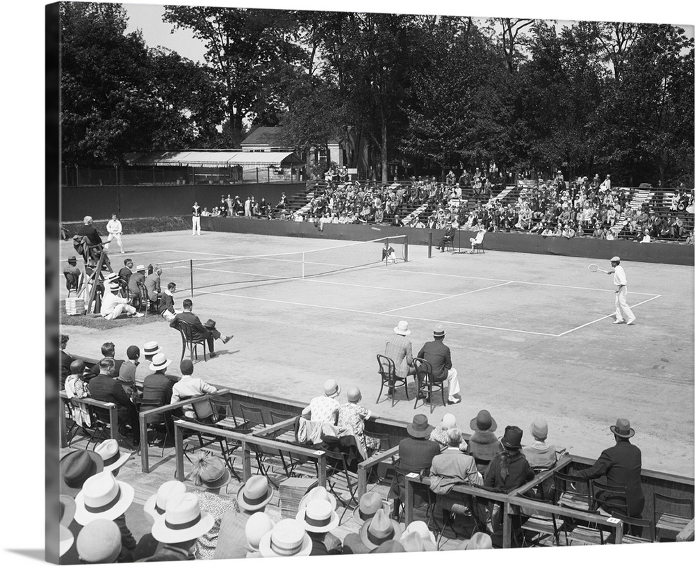 Davis Cup American Zone finals match at Chevy Chase Club, May 1929.
