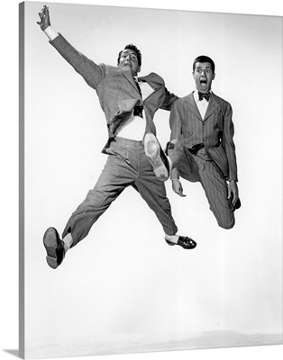 Dean Martin and Jerry Lewis in Jumping Jacks - Vintage Publicity Photo