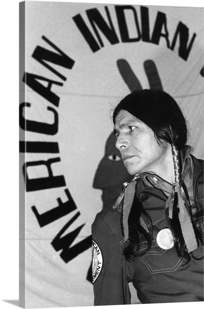 Dennis Banks, announcing his resignation as national executive of AIM, American Indian Movement. He cited pressures from h...