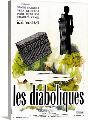 Diabolique, French Poster Art, 1955