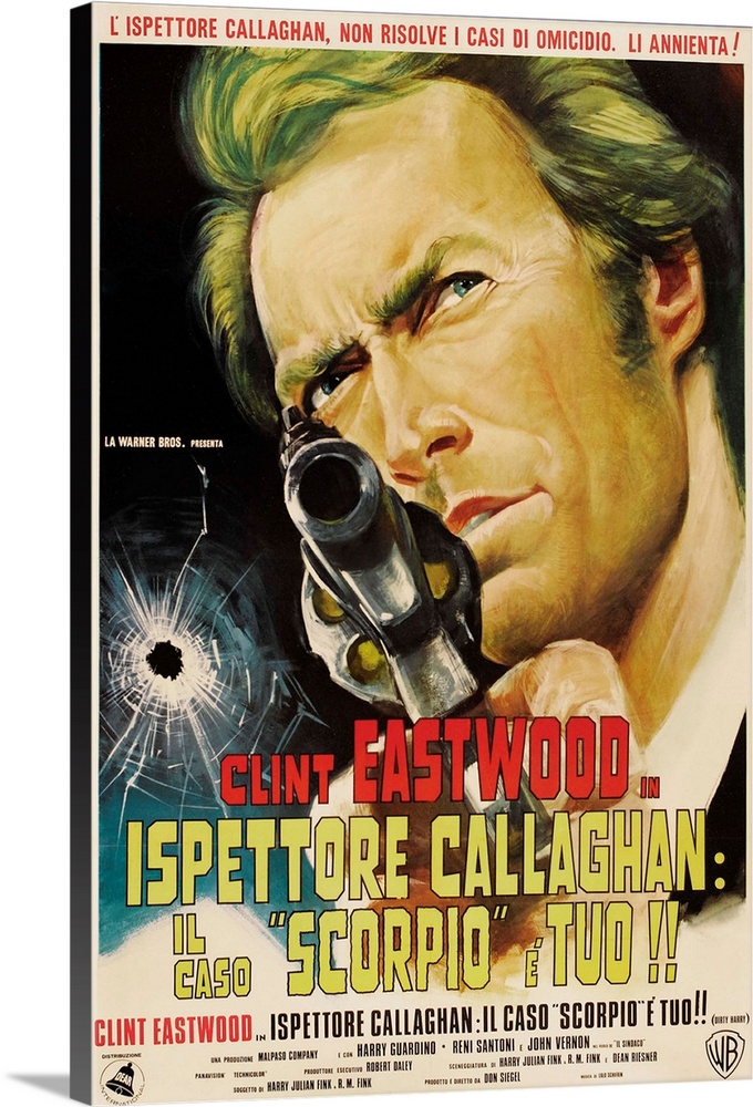 Clint Eastwood in Dirty Harry di Everett Collection Nuovo Poster Artistico Stampa Artistica Professionale Poster 30 x 20 cm 