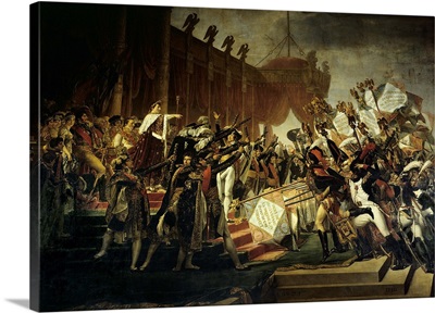 Distribution of the Eagle Standards, Dec, 5, 1804, By Jacques Louis David