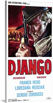 Django Italian Poster Art Franco Nero 1966 Great Big Canvas